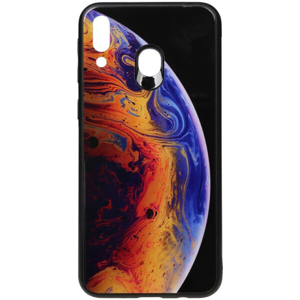 

Чехол-накладка TOTO Print Glass Space Case для Samsung Galaxy M20 Violet