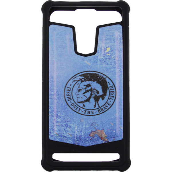 

Чехол-накладка TOTO Universal TPU case with image 5,5" Skinhead Blue