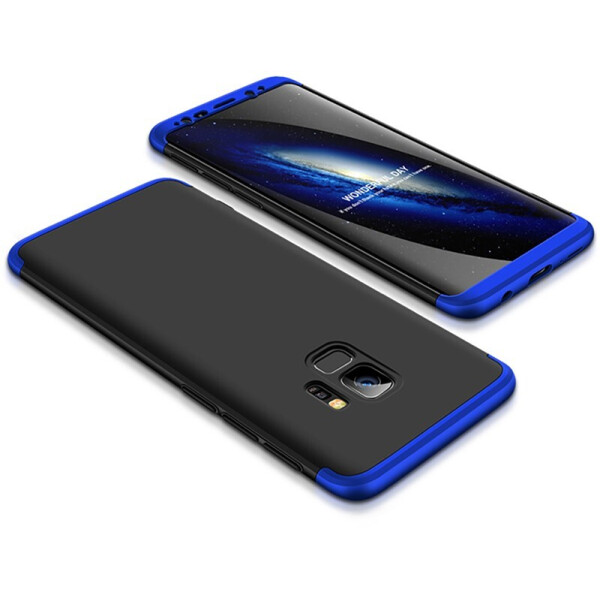 

Чехол-накладка GKK 3 in 1 Hard PC Case Samsung Galaxy S9 Blue/Black