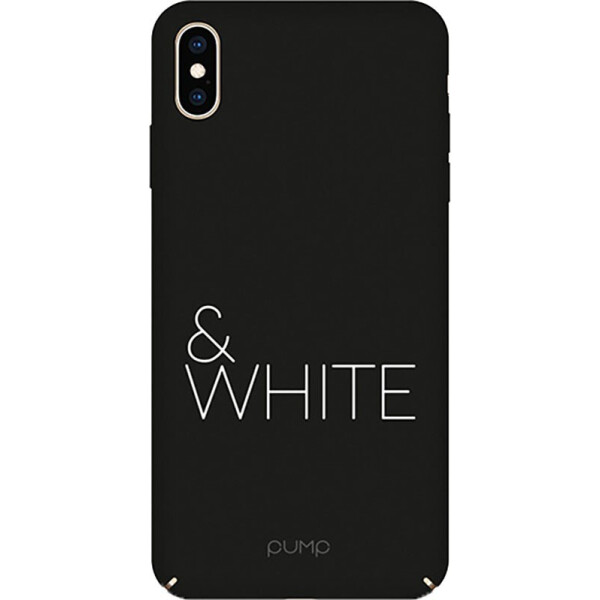 

Чехол-накладка PUMP Tender Touch Case for iPhone XS Max Black&White