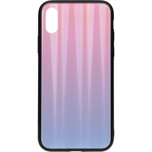 

Чехол-накладка TOTO Aurora Print Glass Case для Apple iPhone X/Xs Lilac