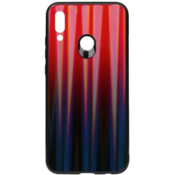 

Чехол-накладка TOTO Aurora Print Glass Case для Huawei P Smart 2019 Red