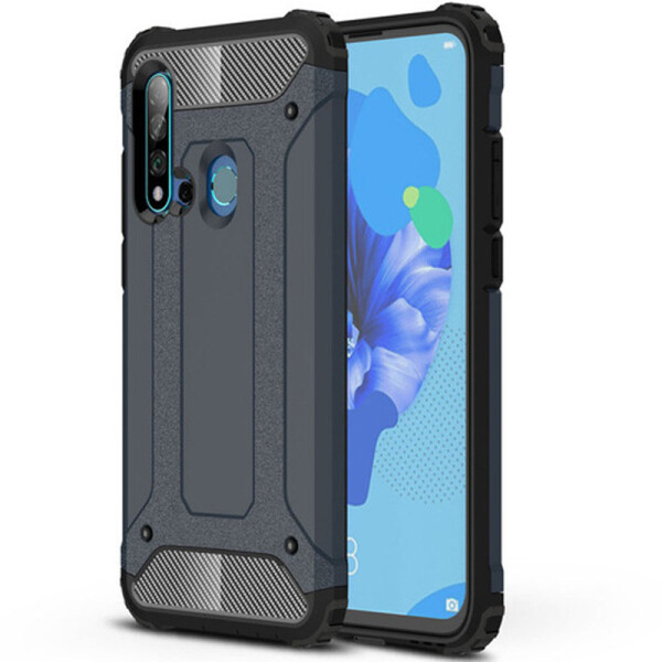 

Бронированный противоударный TPU+PC чехол Immortal для Huawei Nova 5i / P20 lite (2019) (Металл / Gun Metal) (748354)