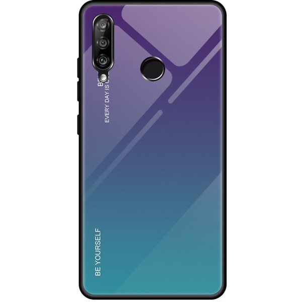 

Чехол-накладка TOTO Glass Case Gradient для Huawei P Smart+ 2019 Purple
