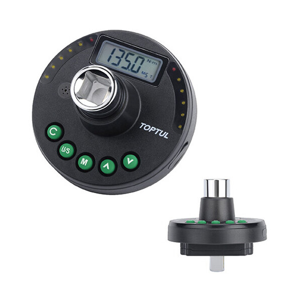 

Цифровой Динамометрический Адаптер Toptul + Шкала Доворота 1/2" 17-340Нм Dta-340A4