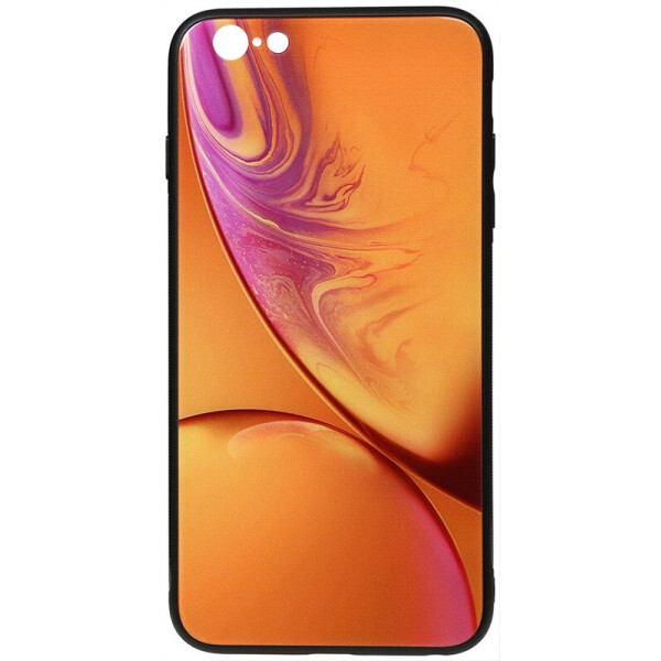 

Чехол-накладка TOTO Print Glass Space Case для Apple iPhone 6/6s Yellow
