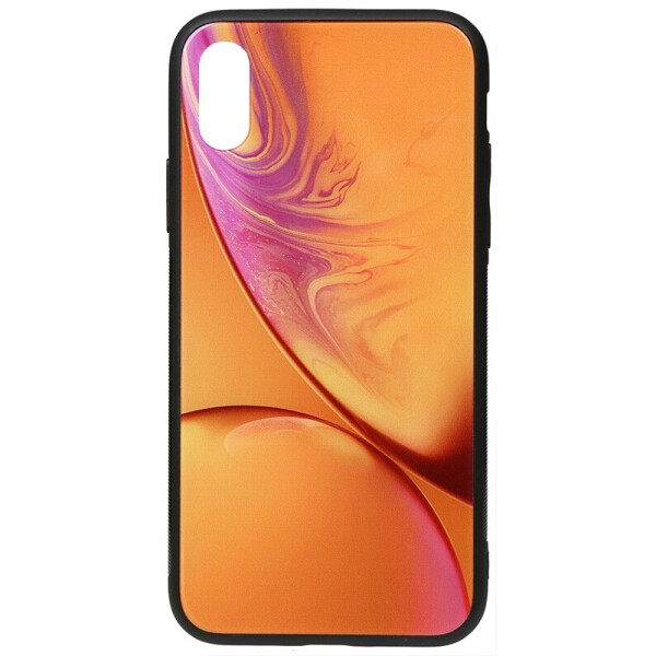 

Чехол-накладка TOTO Print Glass Space Case для Apple iPhone X/Xs Yellow
