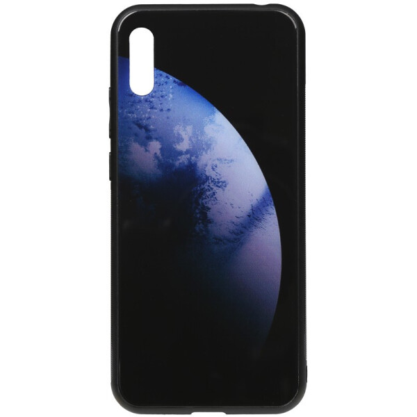 

Чехол-накладка TOTO Print Glass Space Case для Huawei Y6 2019 Dark Blue