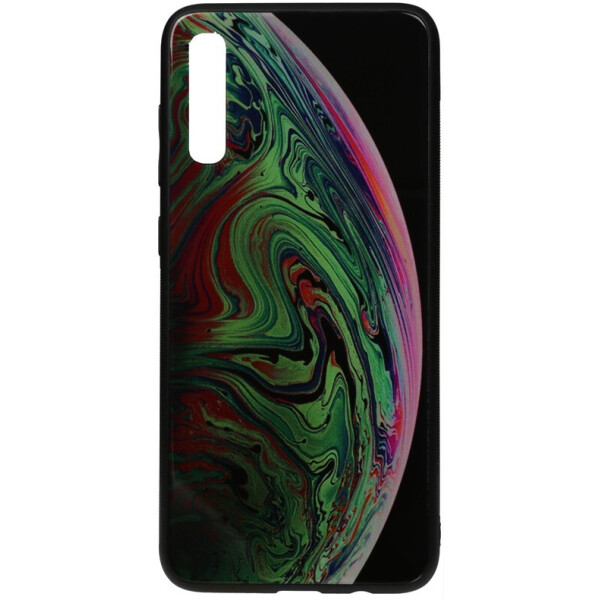 

Чехол-накладка TOTO Print Glass Space Case для Samsung Galaxy A70 Green