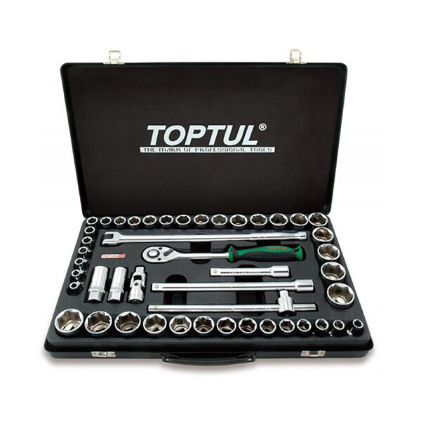 

Комбинированный Набор Инструментов Toptul 1/2" (Дюйм+Метр.) 46Ед. Gcad4601