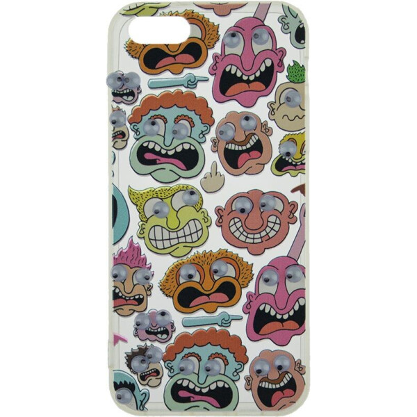 

Чехол-накладка TOTO TPU plusPC Case Eye для IPhone 5/5S/SE Face Transparent