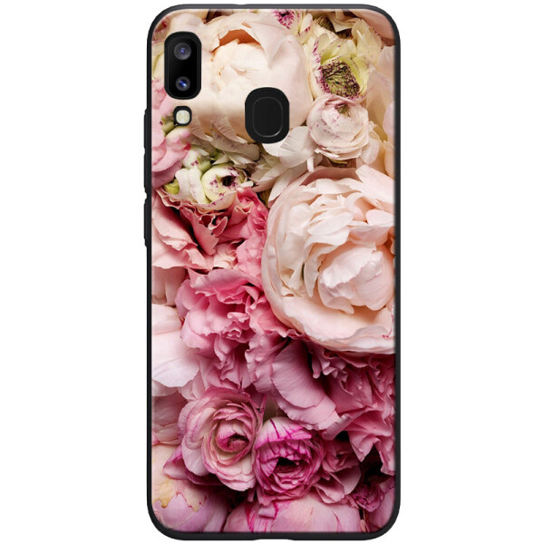 

TPU+PC чехол ForFun для Samsung Galaxy A20 / A30 (Пионы) (748285)