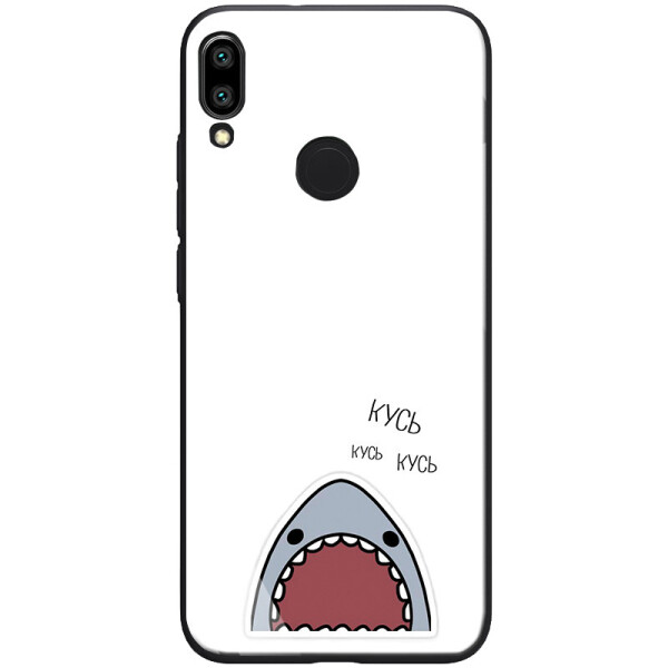 

TPU+Glass чехол ForFun для Xiaomi Redmi Note 7 / Note 7 Pro / Note 7s (Кусь) (748271)