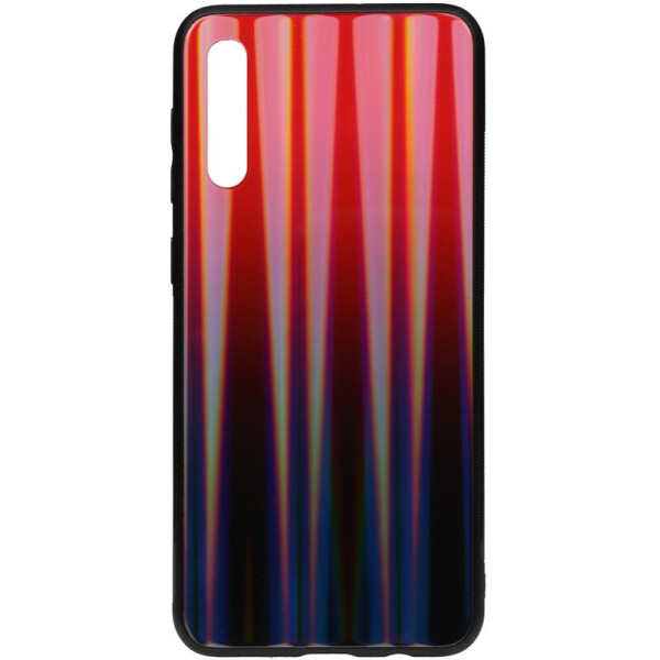 

Чехол-накладка TOTO Aurora Print Glass Case для Samsung Galaxy A50 Red