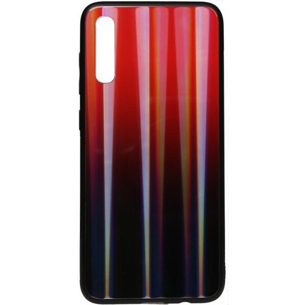 

Чехол-накладка TOTO Aurora Print Glass Case для Samsung Galaxy A70 Red