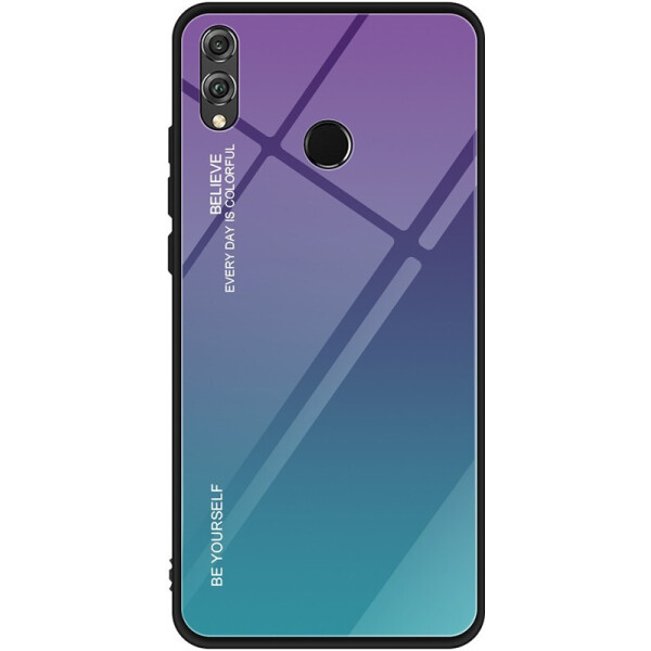 

Чехол-накладка TOTO Glass Case Gradient для Huawei P Smart 2019 Purple