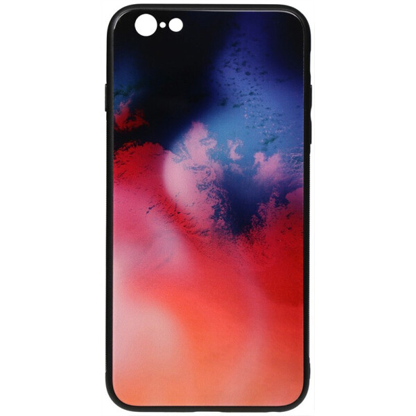 

Чехол-накладка TOTO Print Glass Space Case для Apple iPhone 6/6s Candy