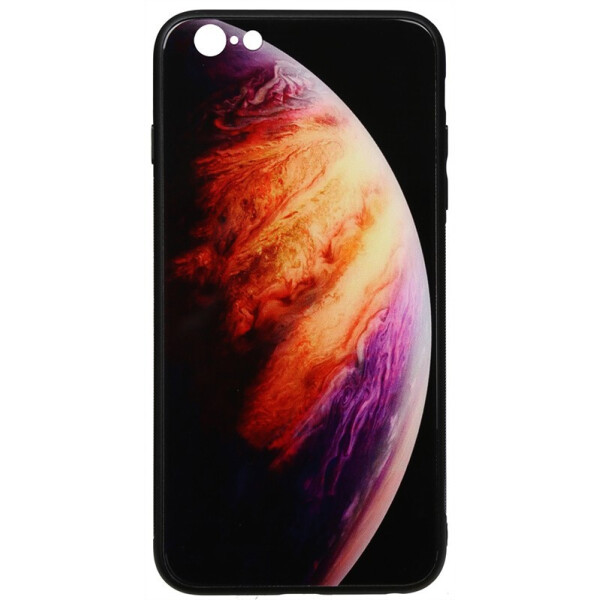 

Чехол-накладка TOTO Print Glass Space Case для Apple iPhone 6/6s Lilac