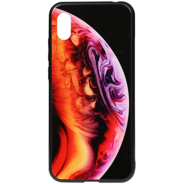 

Чехол-накладка TOTO Print Glass Space Case для Huawei Y5 2019 Amethyst
