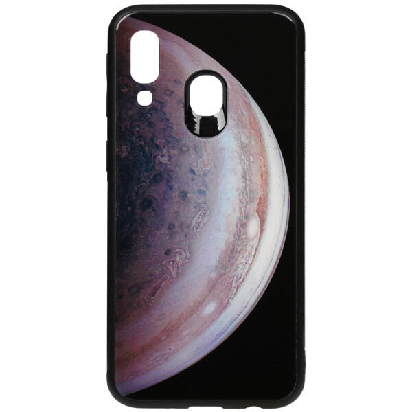 

Чехол-накладка TOTO Print Glass Space Case для Samsung Galaxy A40 Grey