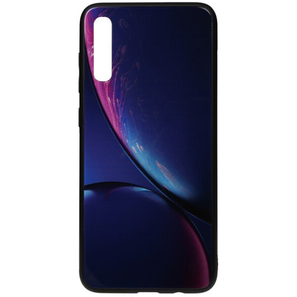 

Чехол-накладка TOTO Print Glass Space Case для Samsung Galaxy A70 Blue