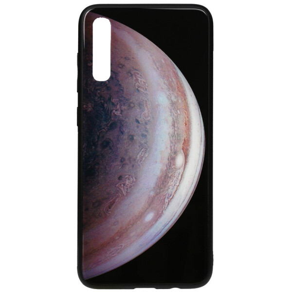 

Чехол-накладка TOTO Print Glass Space Case для Samsung Galaxy A70 Grey