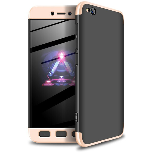 

Чехол-накладка GKK 3 in 1 Hard PC Case Xiaomi Redmi Go Gold/Black