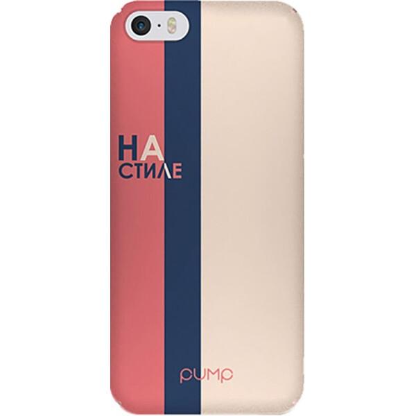 

Чехол-накладка PUMP Tender Touch Case for iPhone 5/5S/SE On Style