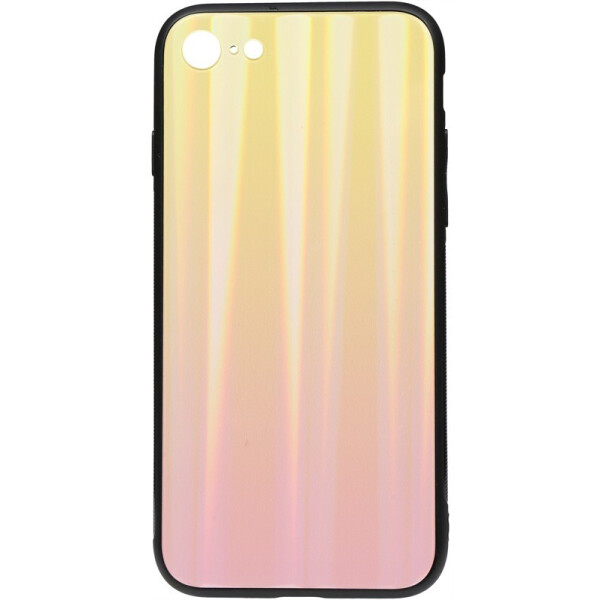 

Чехол-накладка TOTO Aurora Print Glass Case для Apple iPhone 7/8 Pink