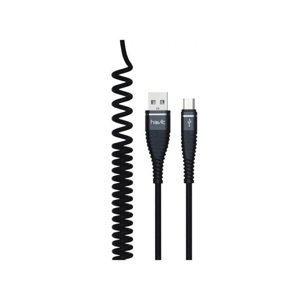 

Кабель Havit Hv-H683 Usb To Type-C Sprinng (Пружинный)