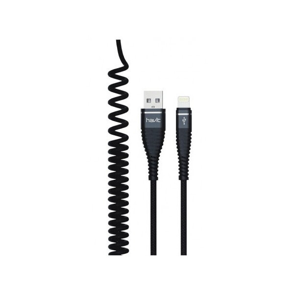 

Кабель Havit Hv-H684 Usb Lightining Sprinng (Пружинный)