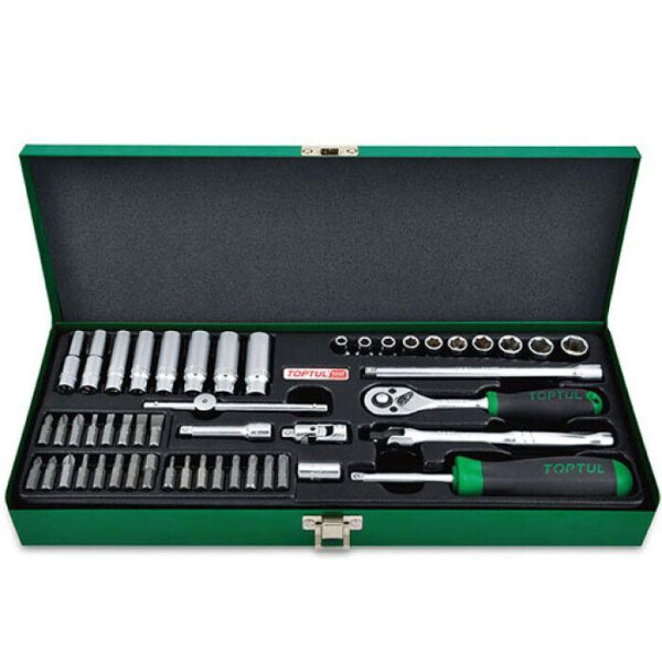

Профессиональный Набор Инструмента Toptul 1/4" 50Ед. (12-Гр.) Gcad5004