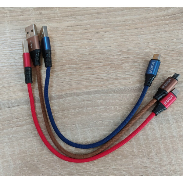 

Кабель Inavi Micro Usb Tighdbraid Series 0.2M (Tbs) (Синий)