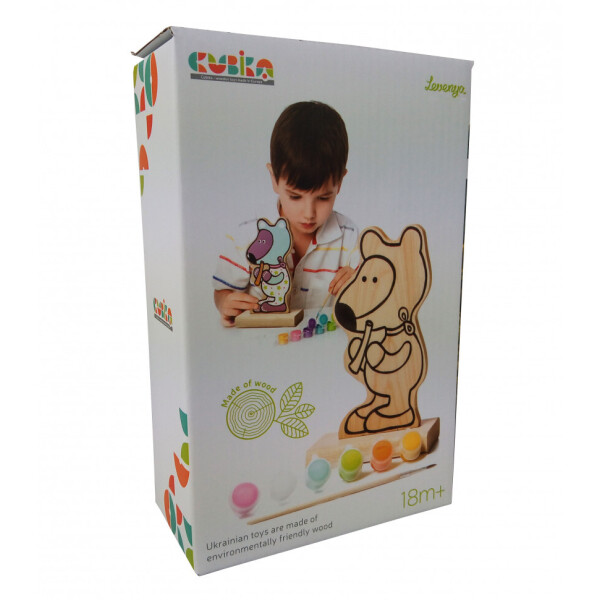 

Игра-Раскраска Cubika "мишка" (С Красками) 13852