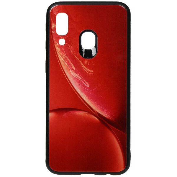 

Чехол-накладка TOTO Print Glass Space Case для Samsung Galaxy A40 Red