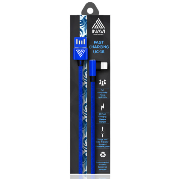 

Кабель Inavi Uc-16 Micro Usb (Синий)