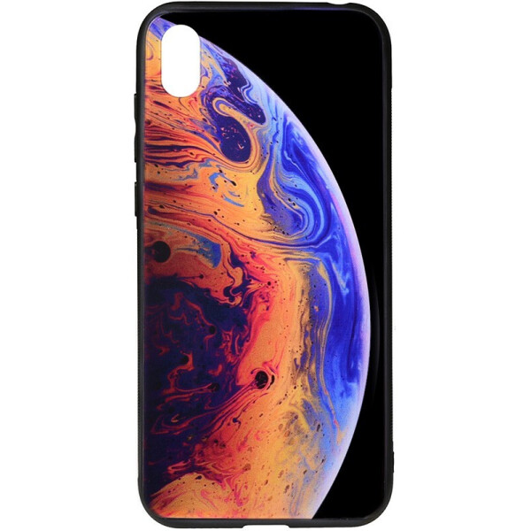

Чехол-накладка TOTO Print Glass Space Case для Xiaomi Redmi 7A Violet