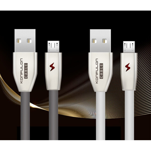 

Кабель Konfulon S53 Micro Usb (Серый) 1M