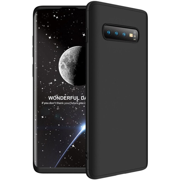 

Чехол-накладка GKK 3 in 1 Hard PC Case Samsung Galaxy S10+ Black