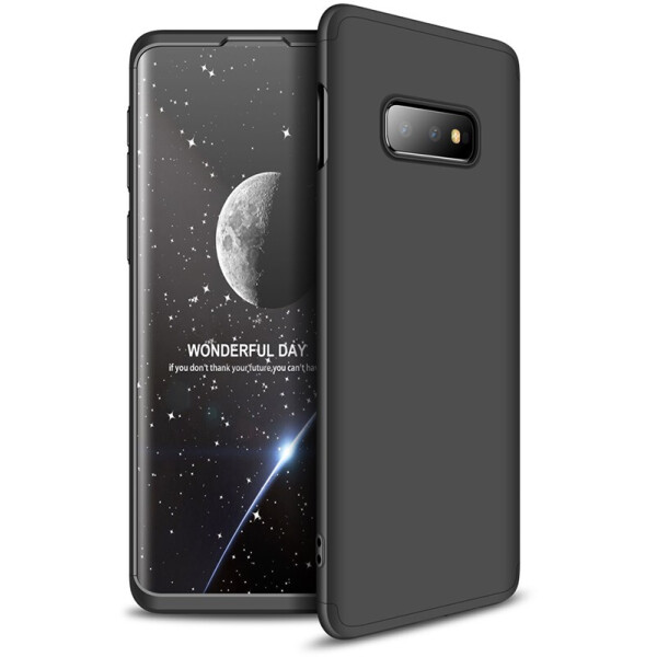 

Чехол-накладка GKK 3 in 1 Hard PC Case Samsung Galaxy S10e Black