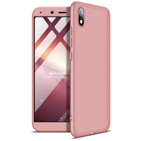 

Чехол-накладка GKK 3 in 1 Hard PC Case Xiaomi Redmi 7A Rose Gold