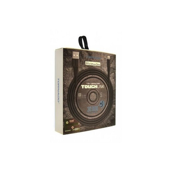 

Кабель Tornado Touch Link For Iphone 5/6/7 (Черный) 1.2 М