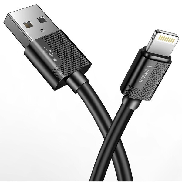 

Кабель T-Phox Nets T-L801 Lightning 0.3M (Черный)