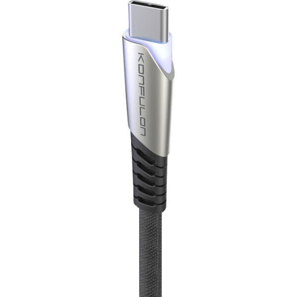 

Кабель Usb Konfulon Dc-18 Type-C 5A 1M (Черный)