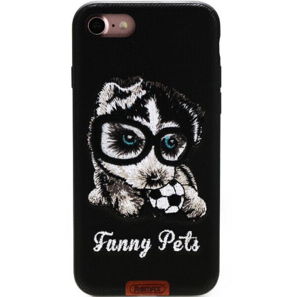 

Чехол-накладка Remax Funny Pets Series Case Apple iPhone 7 Black