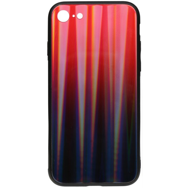 

Чехол-накладка TOTO Aurora Print Glass Case для Apple iPhone 7/8 Red