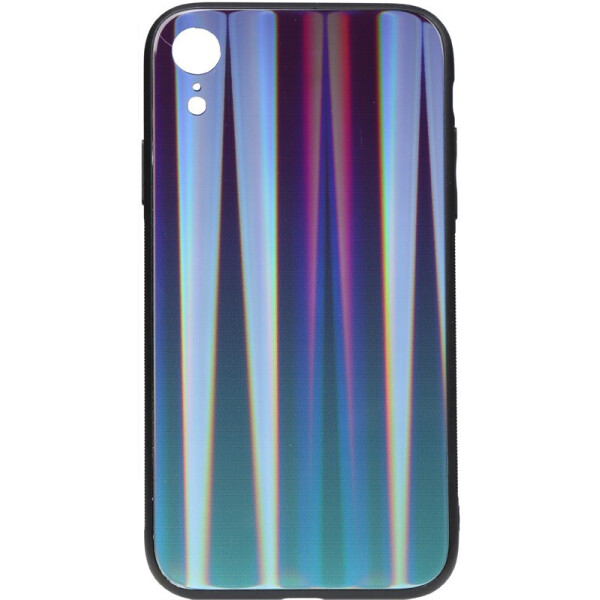 

Чехол-накладка TOTO Aurora Print Glass Case для Apple iPhone Xr Blue