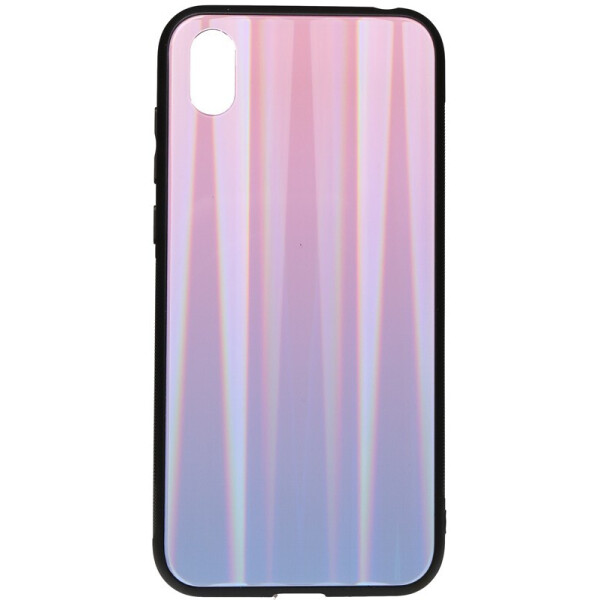 

Чехол-накладка TOTO Aurora Print Glass Case для Huawei Y5 2019 Lilac