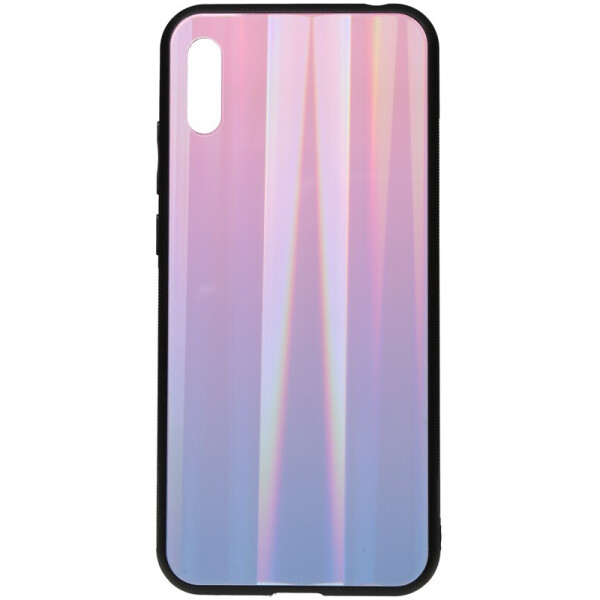 

Чехол-накладка TOTO Aurora Print Glass Case для Huawei Y6 2019 Lilac