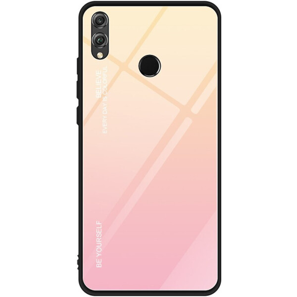 

Чехол-накладка TOTO Glass Case Gradient для Huawei P Smart 2019 Pink